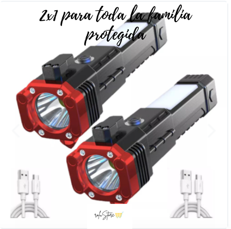 2 Unidades de Linterna Multifuncional