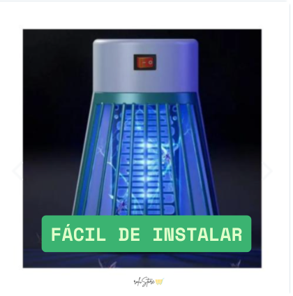 Lámpara colgante mata mosquitos