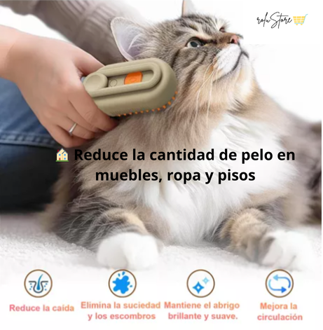 Cepillo a vapor para Mascotas