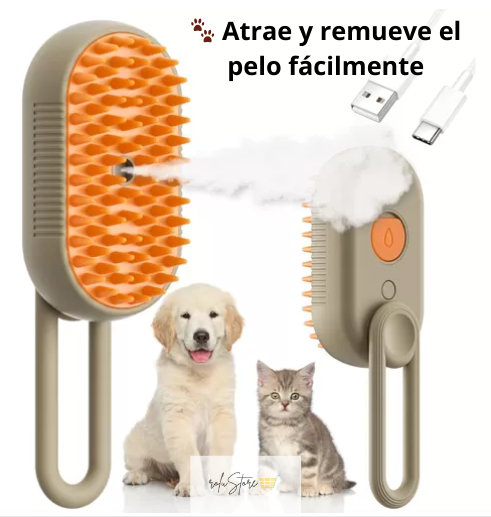 Cepillo a vapor para Mascotas