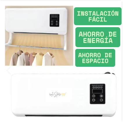 Calefactor de pared portátil