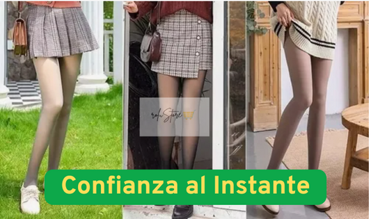 3 Unidades de Pantys efecto piel con polar