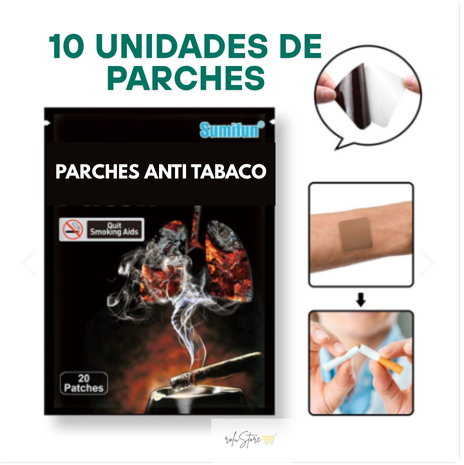 10 Unidad de Paches Antitabaco