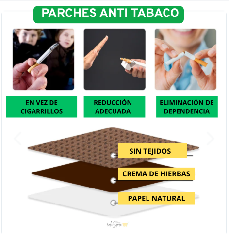 10 Unidad de Paches Antitabaco