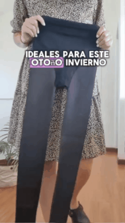 3 Unidades de Pantys efecto piel con polar